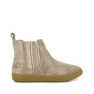 Image of Kids Play New Shine Ankle Boots in Leather