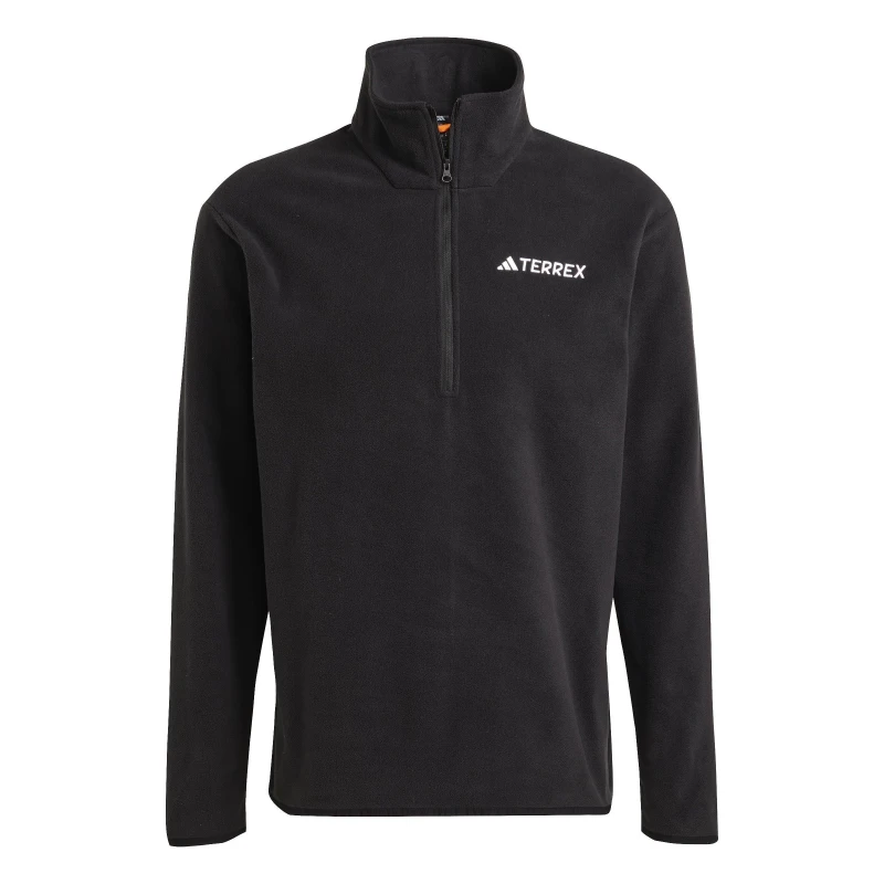 Image of adidas Terrex Multi Essentials 1/2 Zip Fleece Jacket Black male XL