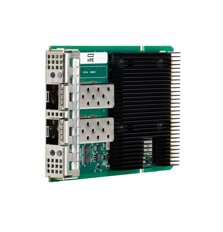 Image of HPE Broadcom BCM57412 - Network Adapter - OCP 3.0 - 1GB Ethernet / 10GB Ethernet SFP+ x 2 P26256-B21