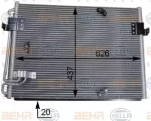 Image of Condenser Air Conditioning 8FC351036-151 by BEHR