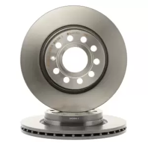Image of BREMBO Brake disc VW,AUDI,SKODA 09.9167.11 1K0615301AC,1K0615301AK,1K0615301S Brake rotor,Brake discs,Brake rotors 5C0615301,1K0615301S,JZW615301A