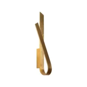 Image of Luminosa Lighting - Wall Lamp, 1 x 12W LED, 3000K, 840lm, Gold Leaf
