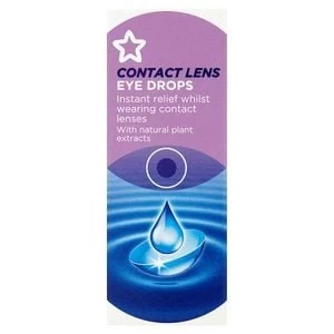 image of Superdrug Contact Lens Eye Drops 10ml