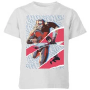 Image of Marvel Avengers AntMan And Wasp Collage Kids T-Shirt - Grey - 11-12 Years