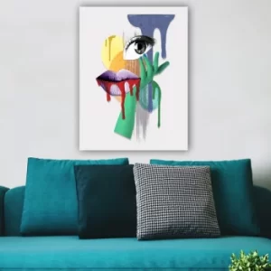 Image of 1087633418_70100 Multicolor Decorative Canvas Painting