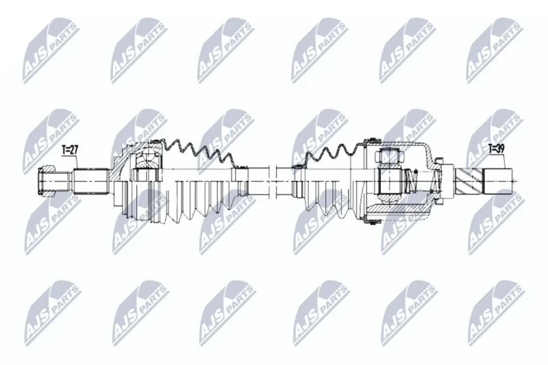 Image of NTY Drive shaft NTY NPW-RE-184
