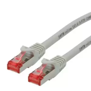 image of Roline Grey Cat6 Cable, S/FTP, Male RJ45, Terminated, 20m