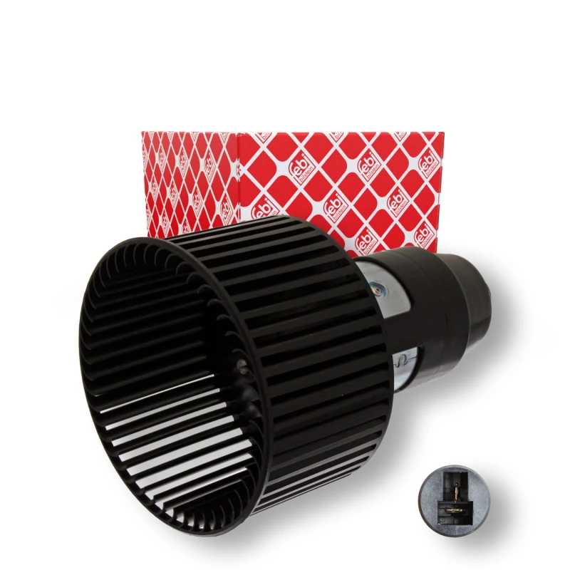 Image of FEBI BILSTEIN 18784 Blower Motor for left-hand drive vehicles, with electric motor Interior Blower (2669)