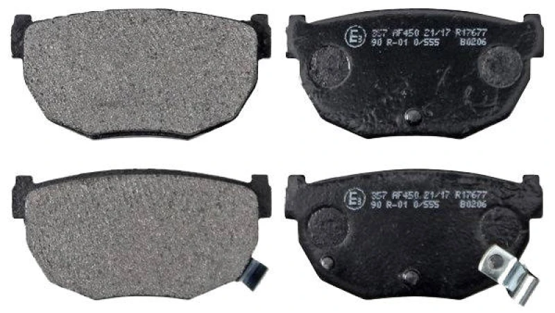 Image of A.B.S. 36586/1 Brake pad set with acoustic wear warning Brake Pad Set,disc brake (402)