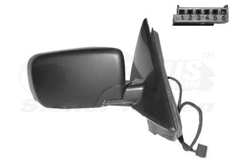 Image of VAN WEZEL Wing mirror VAN WEZEL 0648808