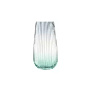 image of LSA Dusk Vase 28cm Green & Grey