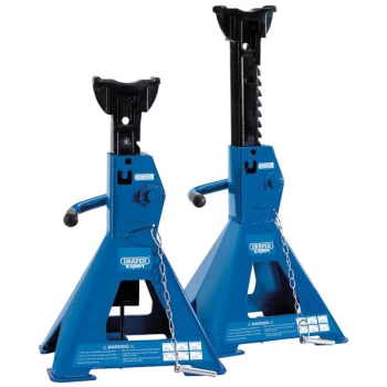 Image of Draper Expert 1813 Pair of Pneumatic Rise Ratcheting Axle Stands (...