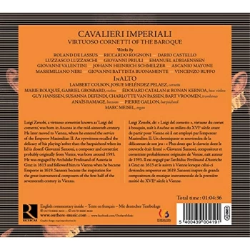 Image of InAlto - Cavalieri Imperiali: Zenobi & Sansoni, the Great Cornetto Masters CD