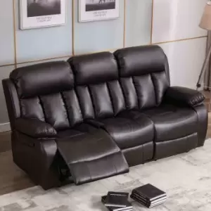 Image of Chester 3 Seater Manual Sofa - Brown