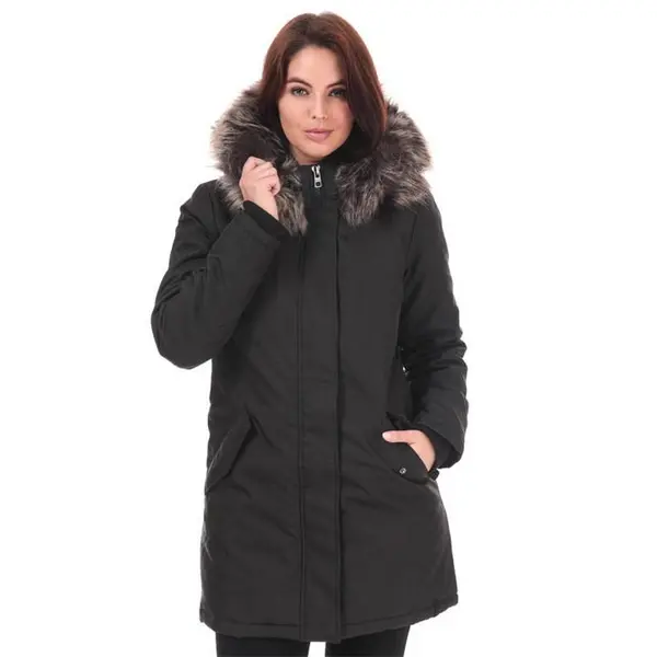 Image of Only Katy Parka Jacket - Black 6