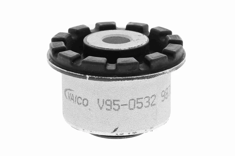 Image of VAICO V95-0532 Arm Bushes Green Mobility Parts Front Axle, Rubber-Metal Mount Elastomer Control Arm-/Trailing Arm Bush (251)