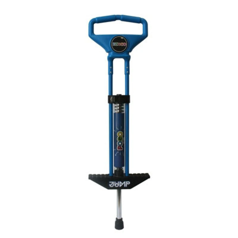 Image of Rexco Blue Pogo Stick Girls Spring Jump Bounce Childrens Kids Bouncing Toy Game