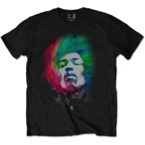 Jimi Hendrix - Galaxy Unisex XX-Large T-Shirt - Black