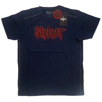 Image of Slipknot - Logo Unisex Large T-Shirt - Blue