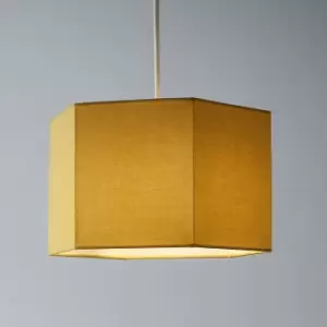 Image of Glow Easy Fit Yellow Plain Lamp Shade (D)33Cm