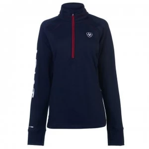 Image of Ariat Tek Team Quarter Zip Top Ladies - Navy
