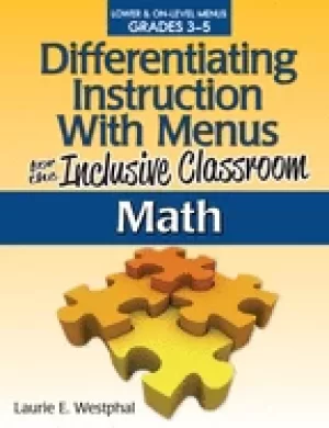 Image of differentiating instruction with menus for the inclusive classroom math
