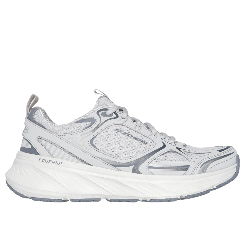 Image of Skechers Edgeride Womens Trainers Gray M/DuraLth female 5 (38)