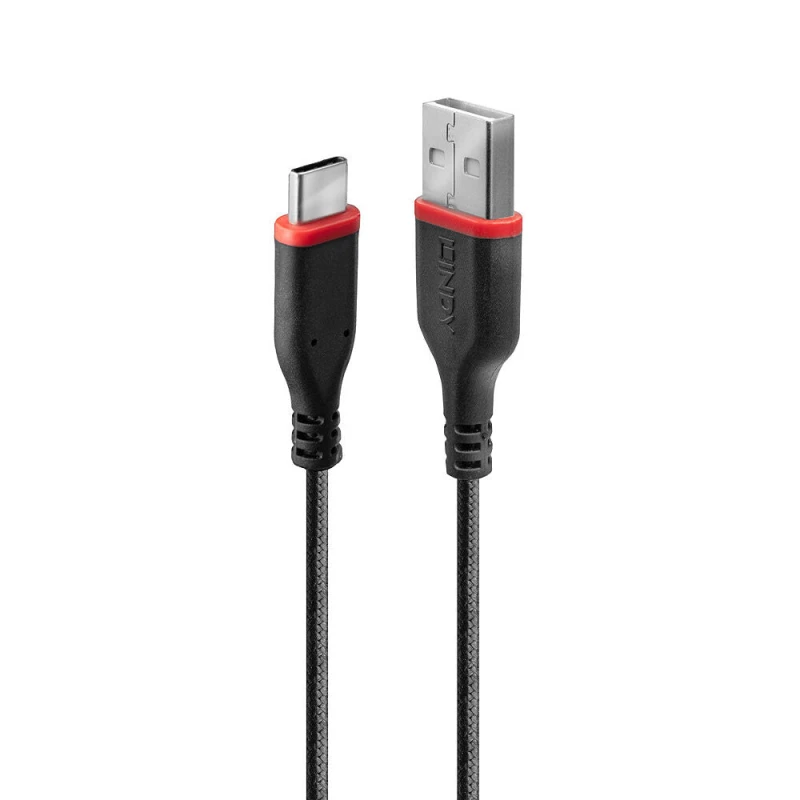 Image of Neschen Lindy 36876 USB cable USB 2.0 1m USB A USB C Black 36876