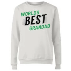 image of Worlds Best Grandad Womens Sweatshirt - White - 3XL