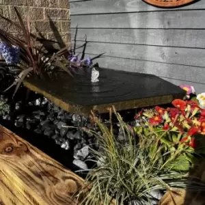 Image of Basalt Slab and Plinth Solar Powered Water Feature