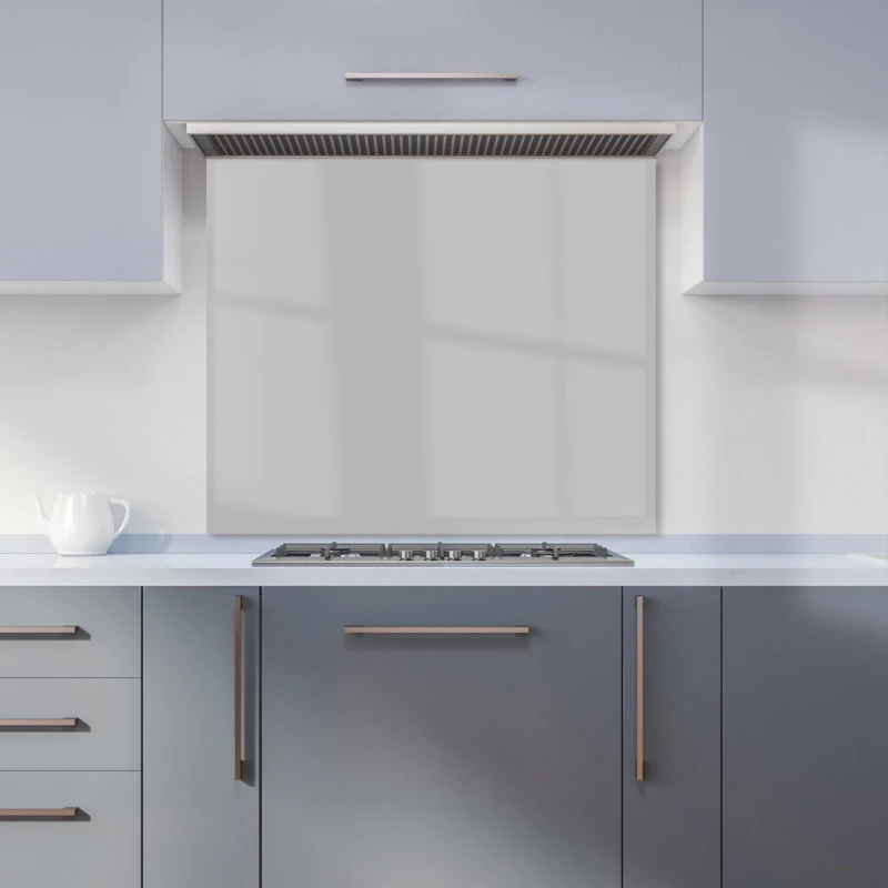 Image of Warren Reed - Designer Dusty Grey Kitchen Splashback Size: 600mm x 750mm Grey Unisex 600mm x 750mm