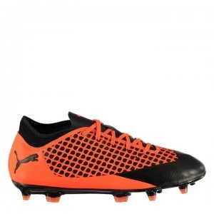 image of Puma Future 2.4 Junior FG Football Boots - Orange/Black