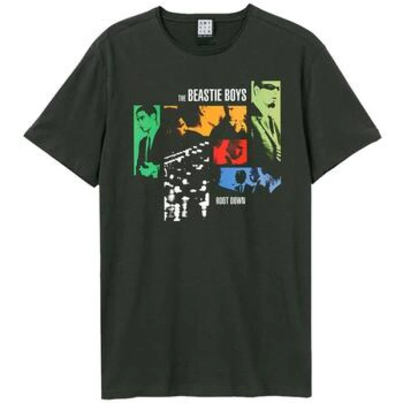 Image of Amplified Amplified Men Root Down Beastie T-Shirt in Charcoal Size: X-Small Charcoal XS Male 5063852062539