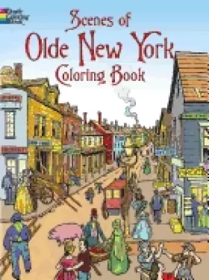Image of scenes of olde new york coloring book