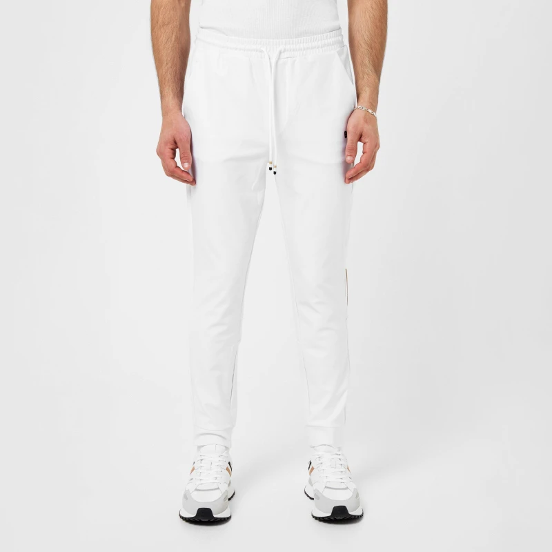 Image of Boss Mens HBG Hicon MB 2 Tracksuit Bottoms White 100 male M