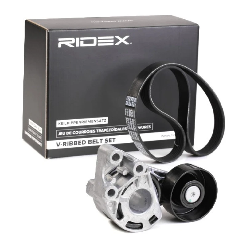 Image of RIDEX 542R0356 V-ribbed belt set V-Ribbed Belt Set (542)