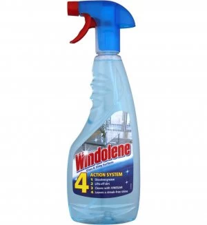 Image of Windolene Glass & Shiny Surfaces 4 Action System Cleaning Spray 500ml