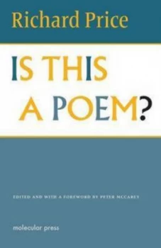 Image of Is This a Poem by Professor of the History of Christianity Richard Price Paperback