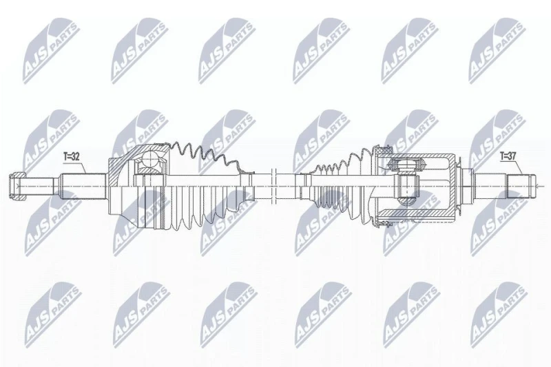 Image of NTY Drive shaft NTY NPW-CH-032