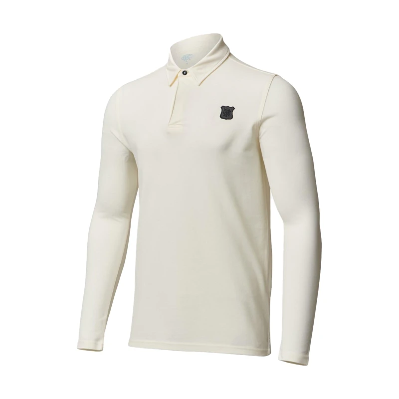 Image of Castore Rangers LS Polo Mens - White White S