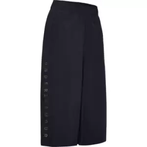 Image of Under Armour Woven Wide Leg Jogging Pants Womens - Black