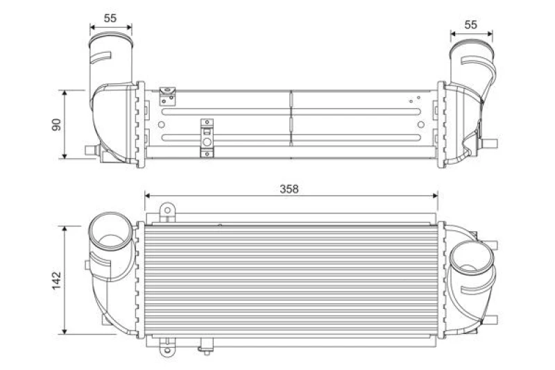 Image of Intercooler VALEO 818692