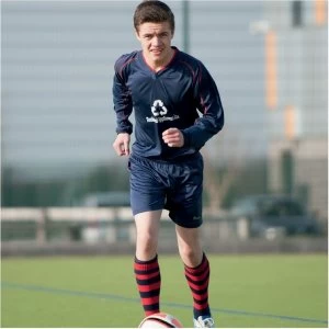 Image of Precision Marseille Shirt & Short Set 26-28 Navy/Red