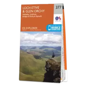 Image of Map of Loch Etive & Glen Orchy