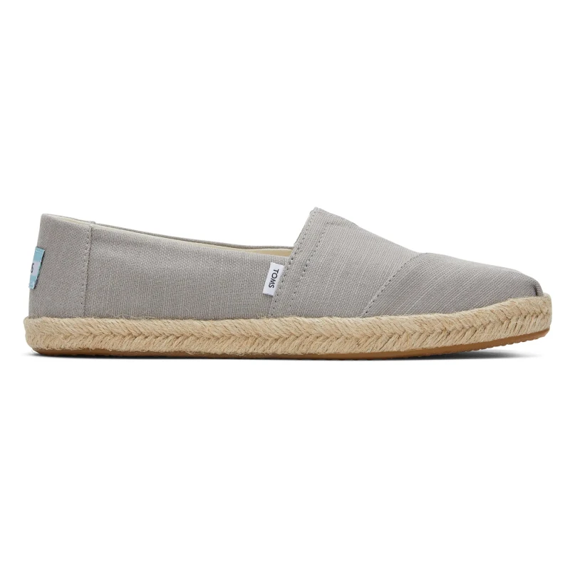 Image of TOMS Womens espadrilles Toms Alpargata Rope Gris Female 40
