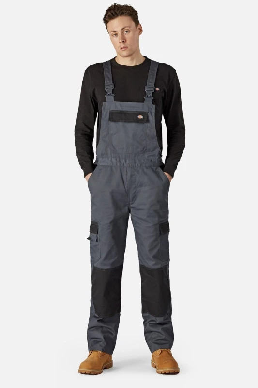 Image of Dickies 'Everyday Bib and Brace' Boiler suit Grey male