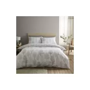 Image of Wilda Tree Reversible Duvet Cover Set Natural - Double - Natural - Catherine Lansfield