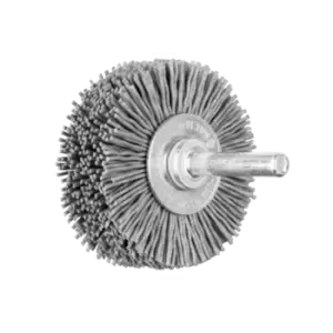 image of Pferd POS Wheel Brush Crimped RBU Diameter 50X15mm Shank Diameter 6mm SIC Fila