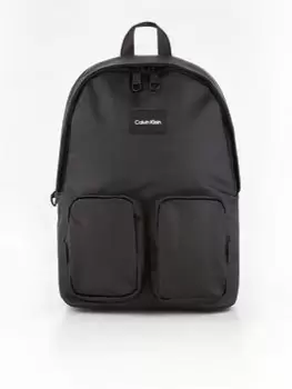 Image of Calvin Klein Mens 2 Pocket Backpack - Black