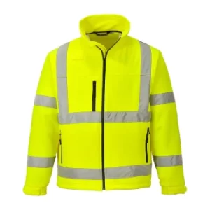 Image of Portwest S424 Hi Vis Softshell jacket Yellow 3XL